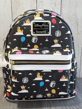 Disney Parks Loungefly Mini Backpack Black Up Pixar Russell Carl